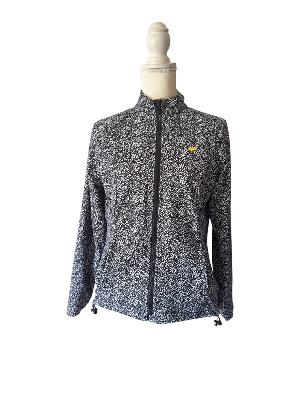 Magnolia Black Speckle Zip-Front Utility Jacket